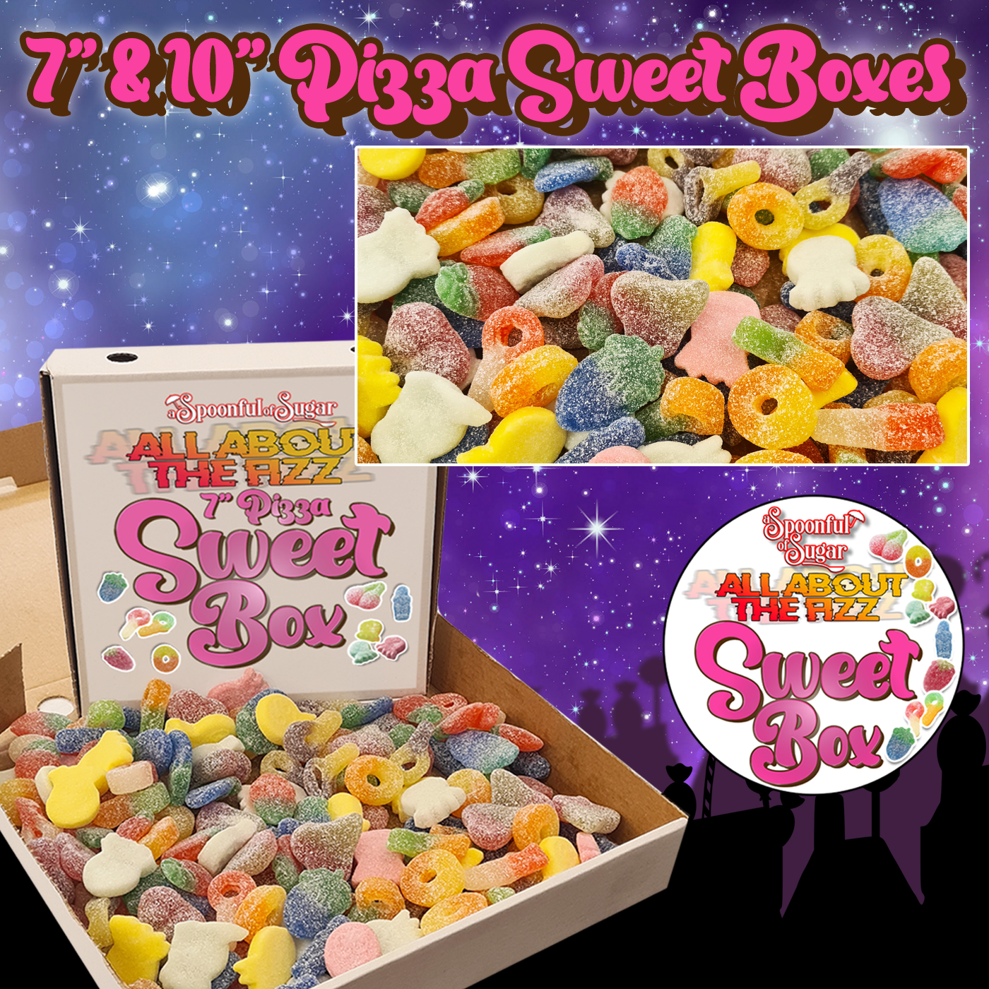 Pizza Sweet Boxes