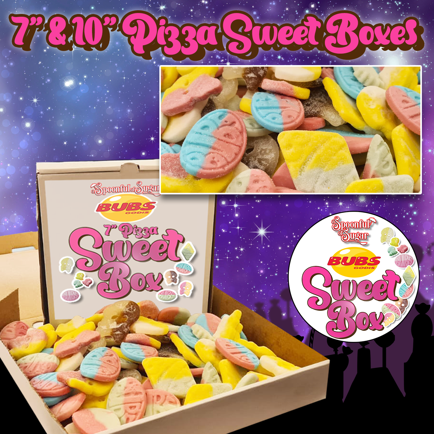 Pizza Sweet Boxes