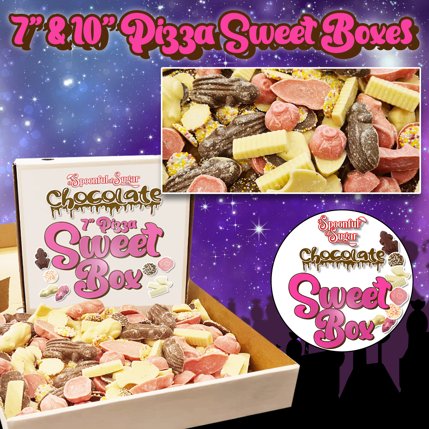 Pizza Sweet Boxes