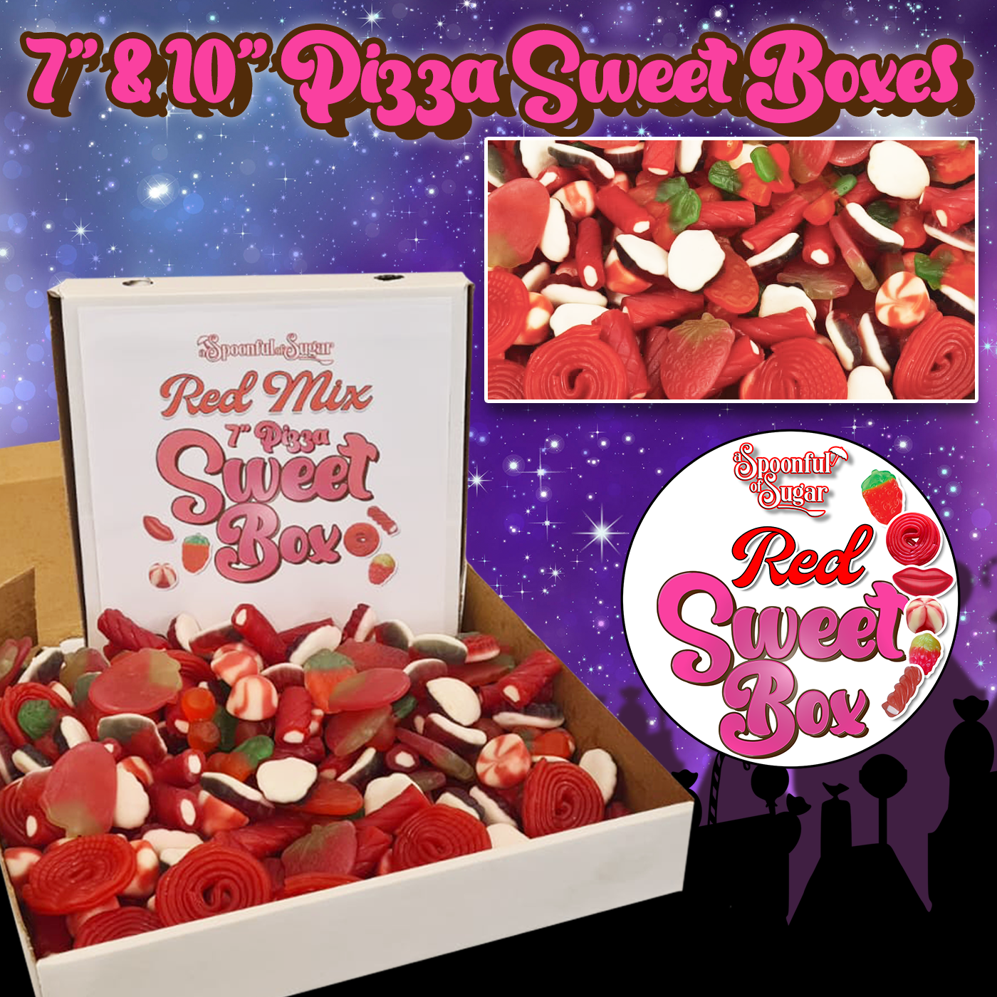 Pizza Sweet Boxes