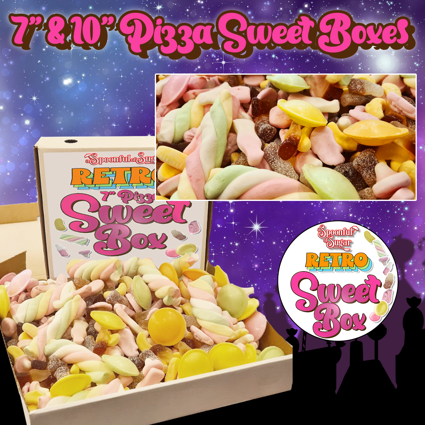 Pizza Sweet Boxes