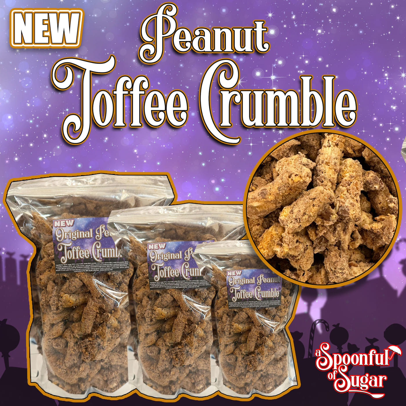 PEANUT Toffee Crumble