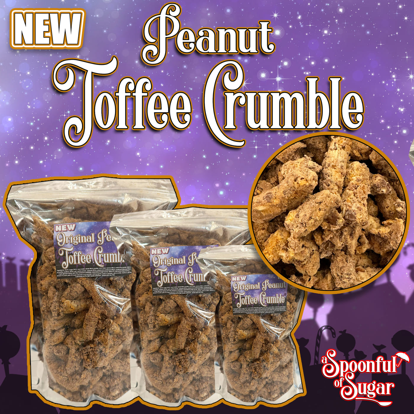 Peanut Toffee Crumble